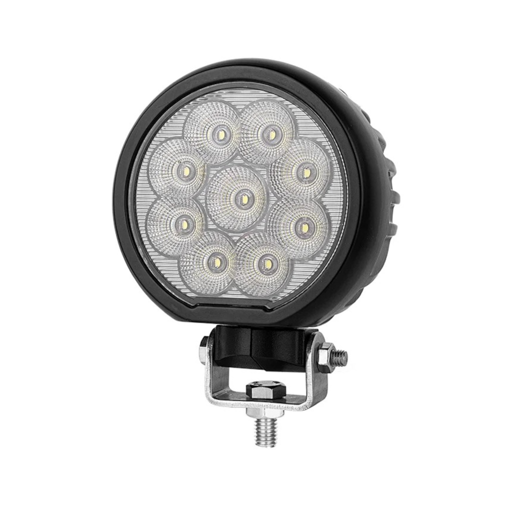 Work Lamp, Mad Goose, Round, Flood Beam, Deutsch, Connector, 9-32v, 8000lm, 90w - Each