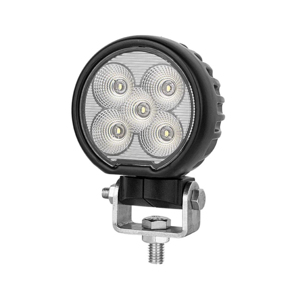 Work Lamp, Mad Goose, Round, Flood Beam, Deutsch, Connector, 9-32v, 50w - Each