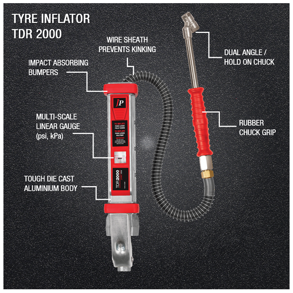Tyre Inflator, Jamec, TDR 2000 - Each