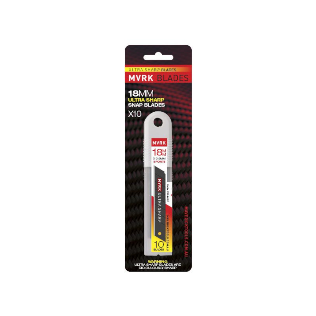 Blades, Snap Blades, MVRK Ultra Sharp 18mm - 10 Pack