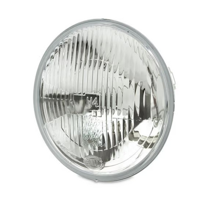 Headlamp Insert, Hella, Heavy Duty High/Low Beam Halogen, 12/24v, 178mm, (L-1058HD) - Each