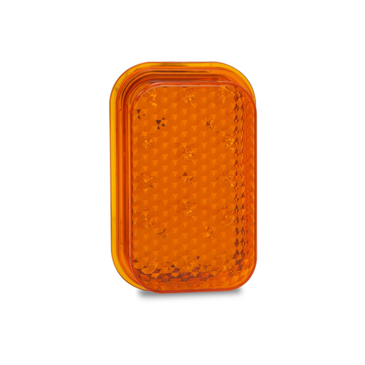 Lamp, LED Autolamps, Indicator, Rectangular, LED, Amber, 10-30v, Bulk - Each