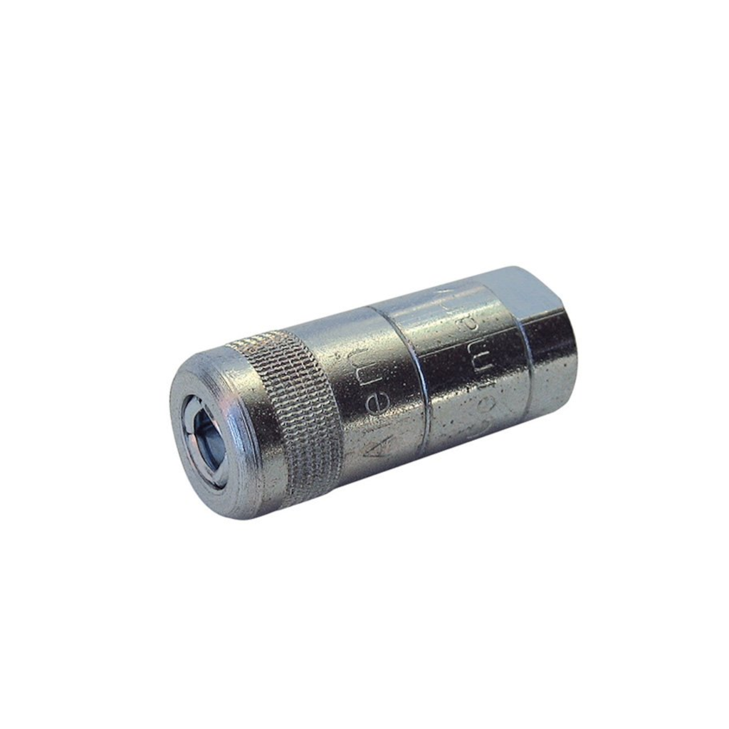 Grease Gun Coupler, Alemlube, 4 Jaw, 1/8" BSP Thread - Each