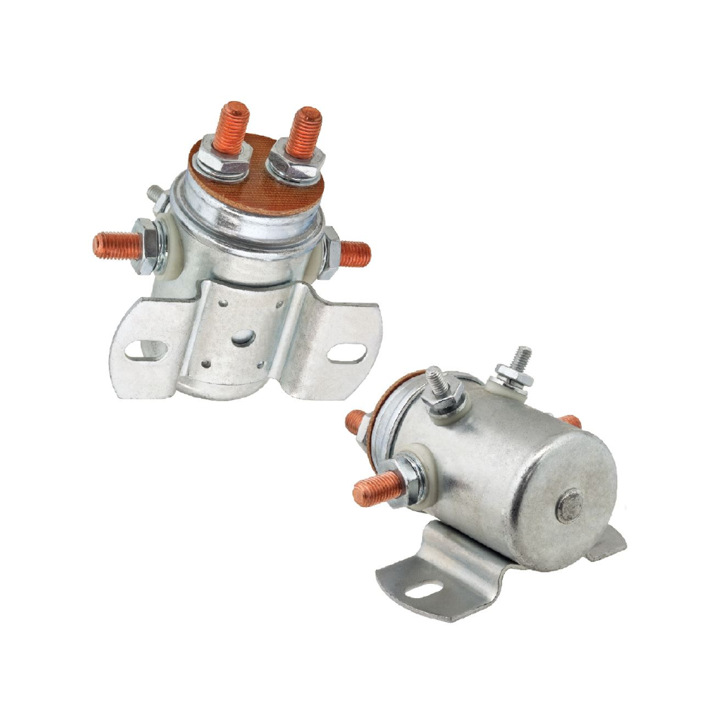 Solenoid, Continuous Duty, Change Over, 12V, 100A - Each