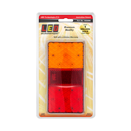 Combination Lamp, LED Autolamps, Stop/Tail Indicator Lamp, Reflex Reflector 12-24v - Each