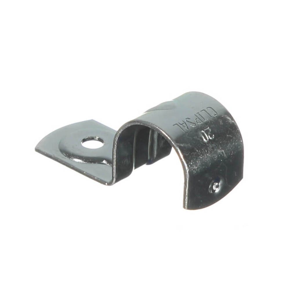 Cable Management, Clipsal Half Saddle, Zinc Plated, 20mm - Each