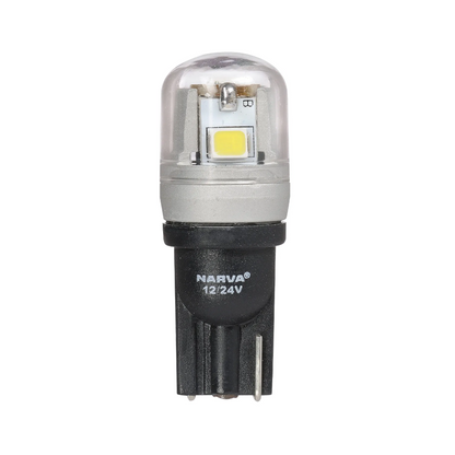 Globe, Narva, LED Globe, T-10 Wedge 12/24v - 2 Pack
