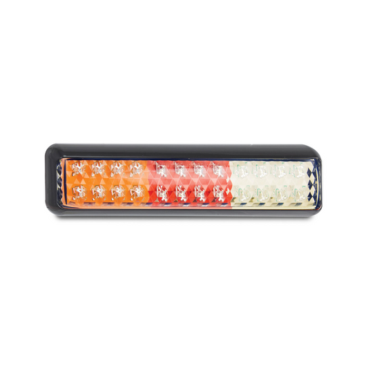 Combination Lamp, LED Autolamps, 200 Series, Stop/Tail Indicator/Reverse, LED, 12-24v - Each