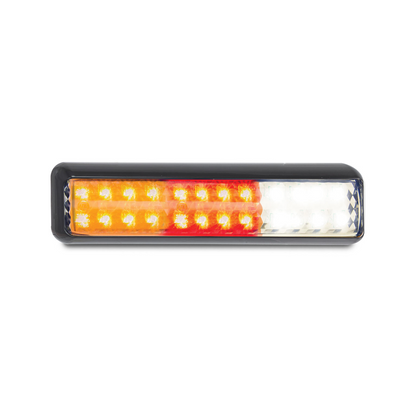 Combination Lamp, LED Autolamps, 200 Series, Stop/Tail Indicator/Reverse, LED, 12-24v - Each