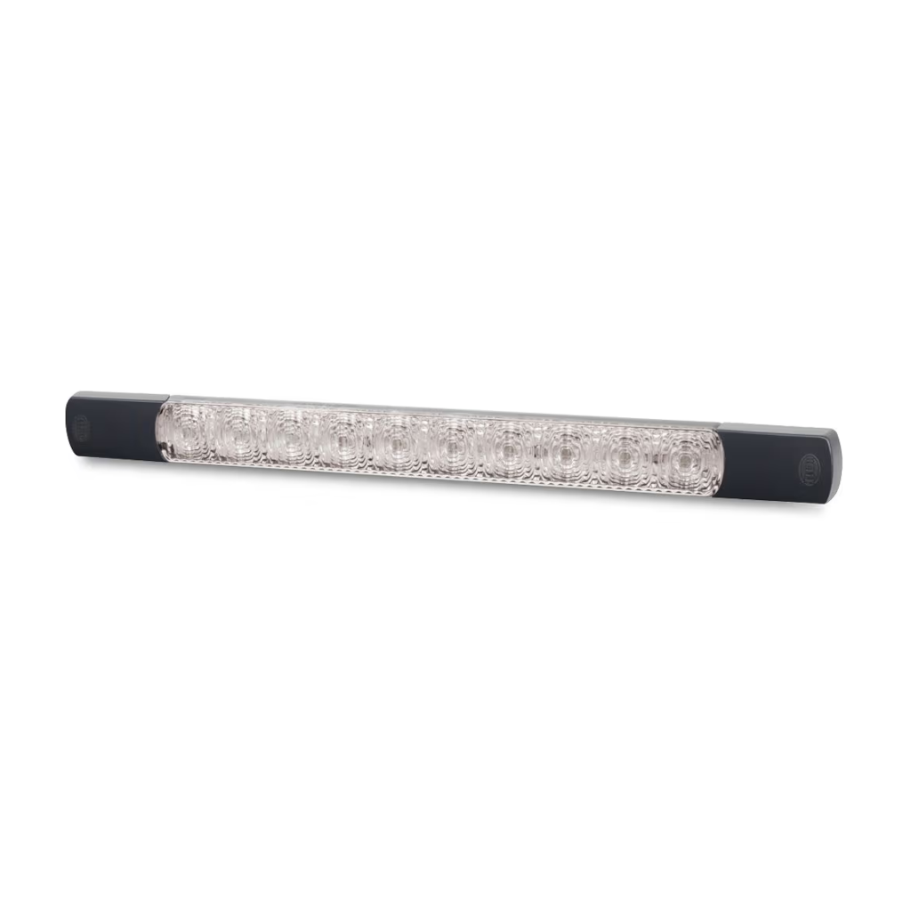 Signal Lamp, Hella, LED Front Position Indicator, Horizontal Mount, 24v - Each