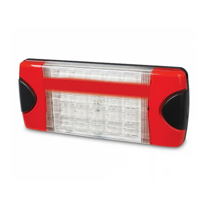 Combination Signal Lamp, Hella, LED Stop/Rear Indicator, DuraLED, 12/24v, Amber/Red - Each