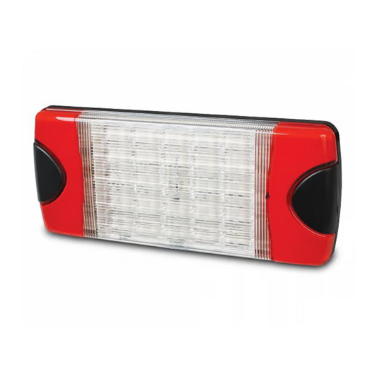 Combination Signal Lamp, Hella, LED Stop/Rear Indicator, DuraLED, 12/24v, Amber/Red - Each