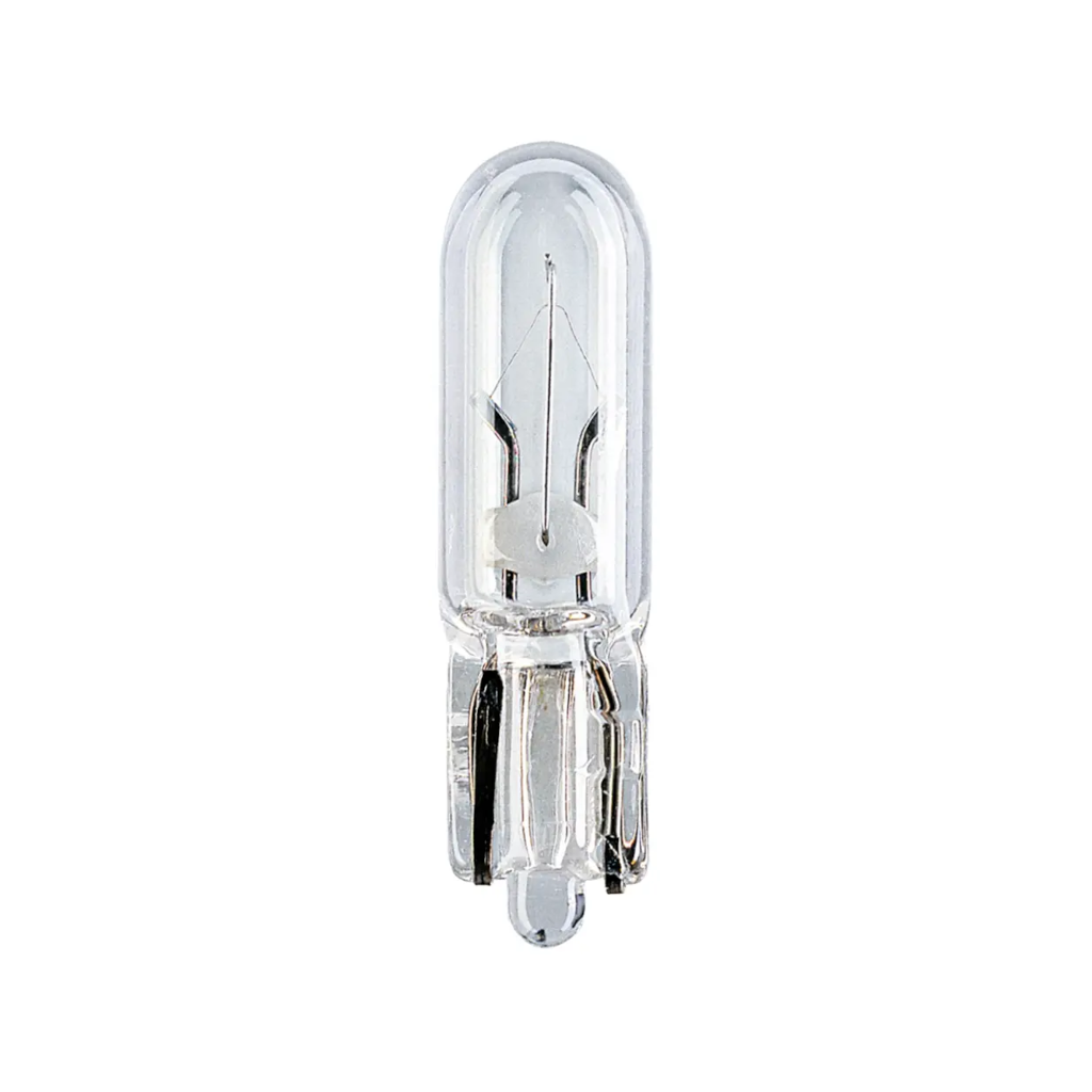 Globe, Osram, T-5mm, Wedge Globe, 12v, 1.2w - 10 Pack