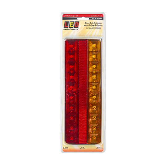 Combination Lamp, LED Autolamps, Stop/Tail/Indicator Lamp 12/24v - Each