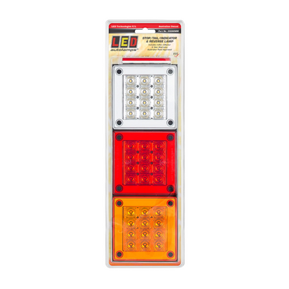 Combination Lamp, LED Autolamps, 280 Series, Stop/Tail/Indicator/Reverse, 12-24v - Each