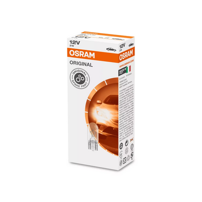 Globe, Osram, Wedge Globe, 12v, 2w - 10 Pack