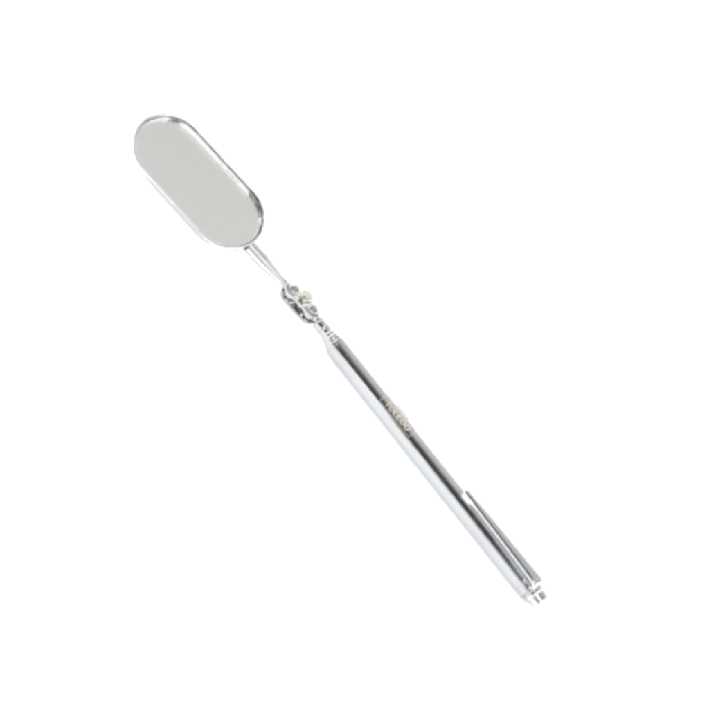 Inspection Tool, Toledo, Telescopic Oval Mirror, 25 x 20mm Mirror, 200 to 520mm Length - Each