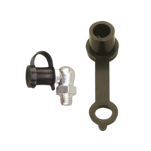 Grease Nipple Caps, Toledo, Protects from Contamination, Fits Standard Sizes, Black - 50 Pack