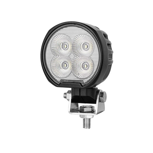 Work Lamp, Mad Goose, Round, Flood Beam, Deutsch, Connector, 9-32v, 40w - Each