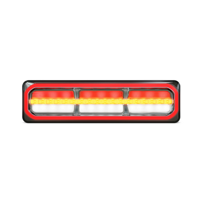 Combination Lamp, LED Autolamps, Stop/Tail/Indicator/Reverse, Sequential Indicator, 12-24v - 2 Pack