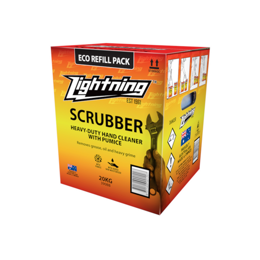 Hand Cleaner, Lightning, Scrubber with Lanolin, Refill, Heavy Duty, 20kg - Each