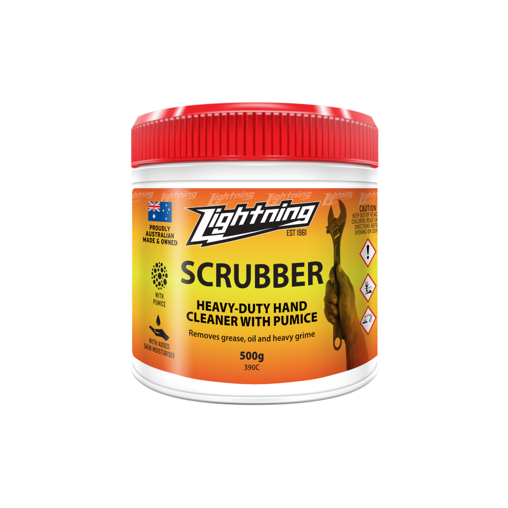 Hand Cleaner, Lightning, Scrubber with Lanolin, Heavy Duty, 500g - Each