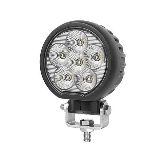Work Lamp, Mad Goose, Round, Flood Beam, Deutsch, Connector, 9-32v, 4800lm, 60w - Each
