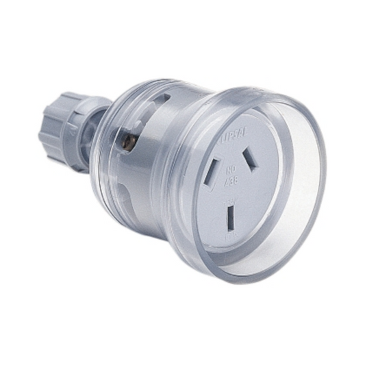 Extension Socket, Clipsal, 10a, 240V, 3 Pin Socket - Each