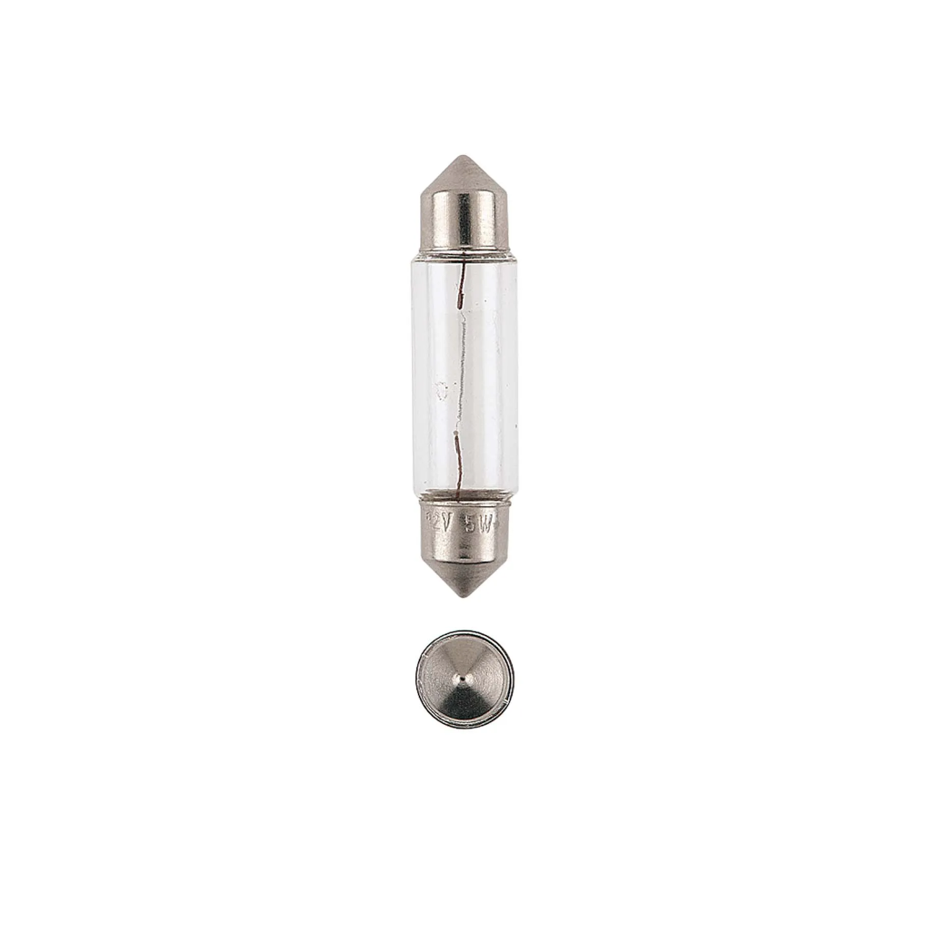 Globe, Narva, Festoon, 11 x 41mm, 12v, 5w - 10 Pack