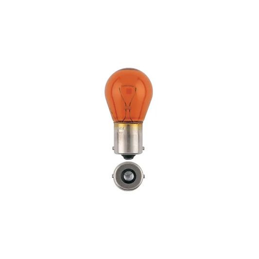 Globe, Narva, Stop/Tail/Indicator  BA15s, 12v, 21w, Amber - 10 Pack