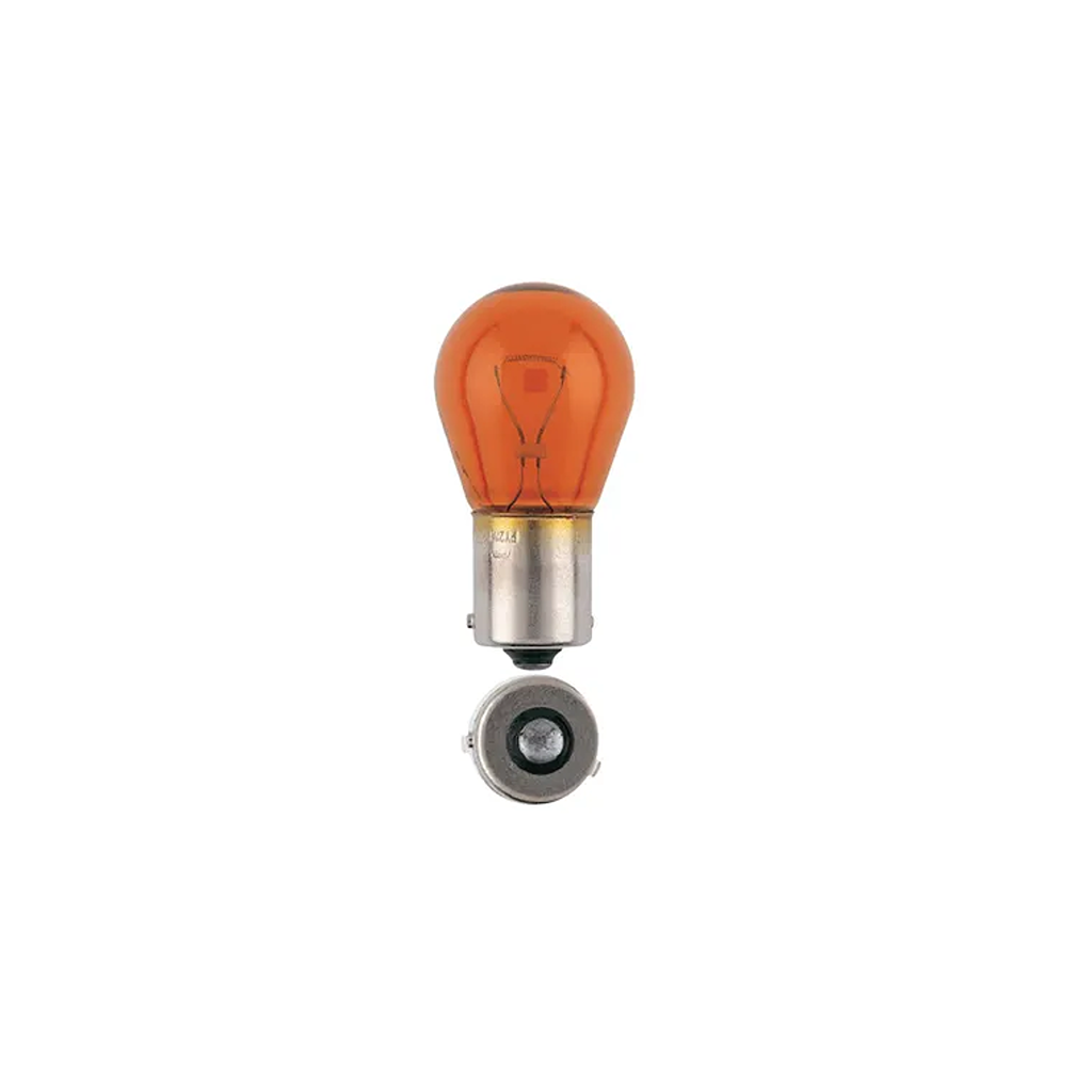 Globe, Narva, Indicator Globe, BAU15s, 12v, 21w, Amber - Each