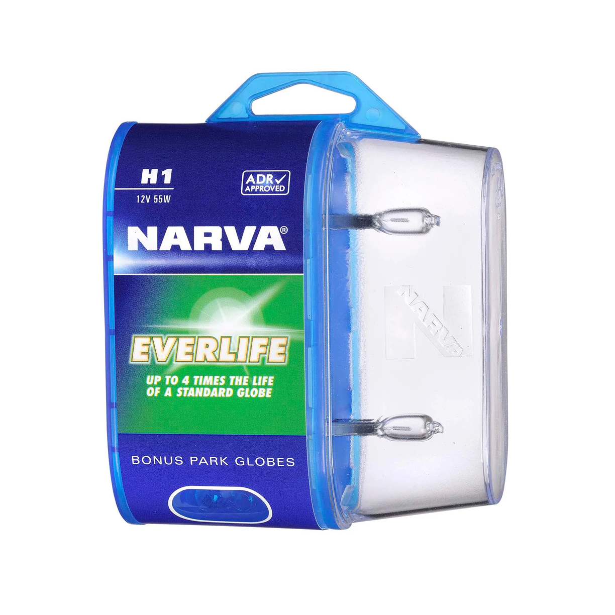 Globe, Narva, Everlife, H1, 12v, 55w - 2 Pack