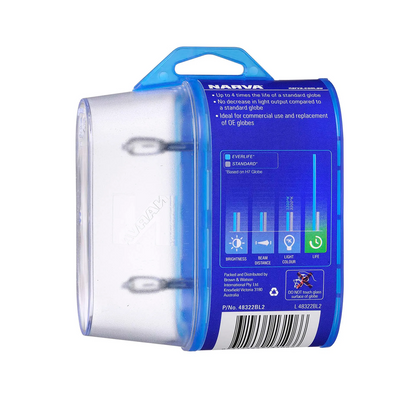 Globe, Narva, Everlife, H1, 12v, 55w - 2 Pack