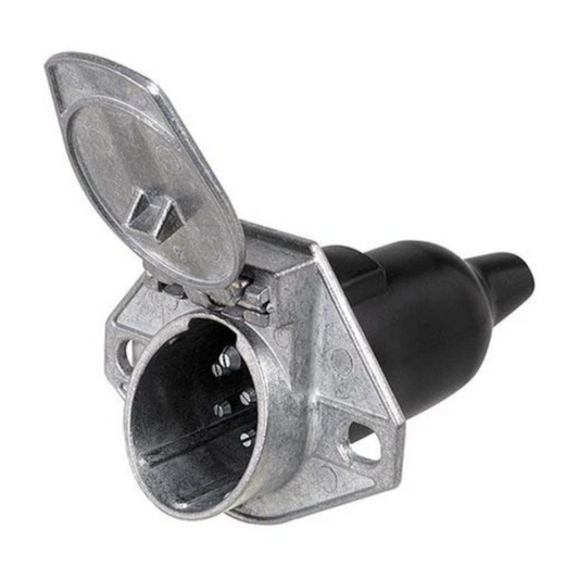 Trailer Socket, Hella, 7 Pole SAE, 12v, 70a - Each