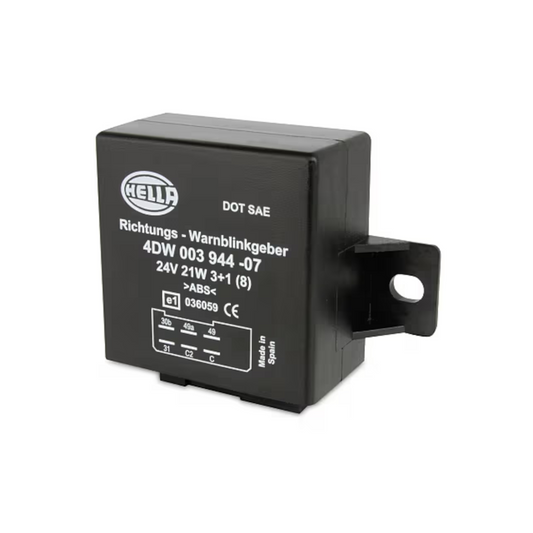 Flasher Unit, Hella OEM Replacement, Suits Volvo, 24v (3032) - Each