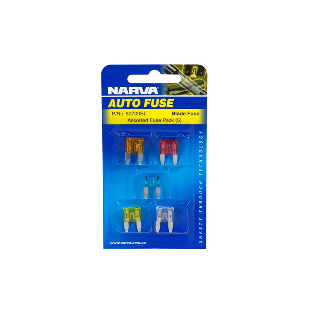 Fuse Assortment Pack, Mini Blade - 5 Pack