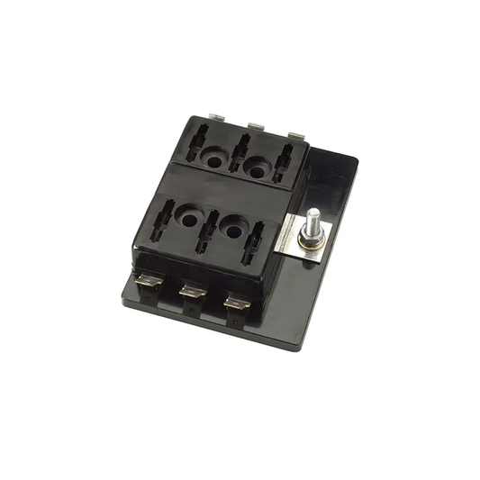 Circuit Breaker Block, Narva, 6 Way Standard Blade Fuse - Each