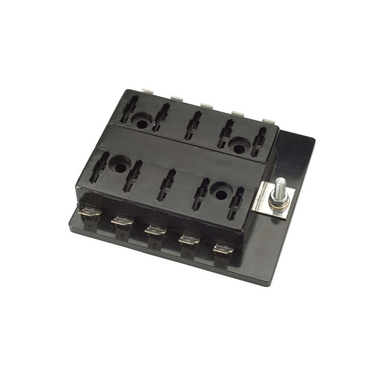 Circuit Breaker Block, Narva, 10 Way Standard Blade Fuse - Each