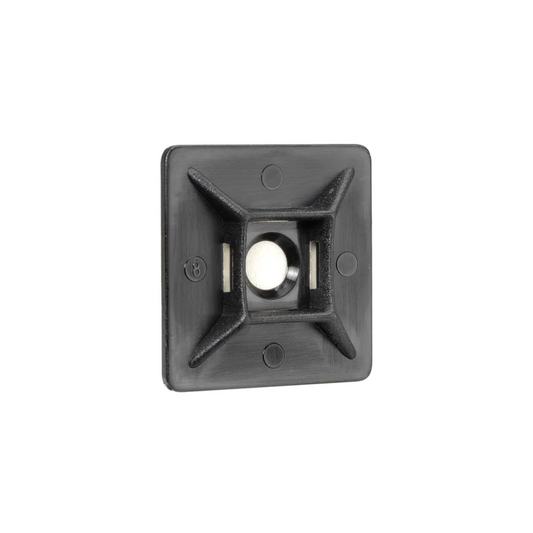 Cable Tie Mount, Narva, Self-Adhesive, Black, 28 x 28mm - 25 Pack