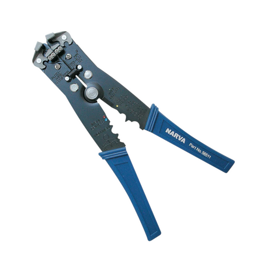 Cable Stripping Tool (Crimper), Narva, Cuts/Crimps 1.13 to 6.0mm^2 Cable, Suits Auto and Marine 12/24v - Each