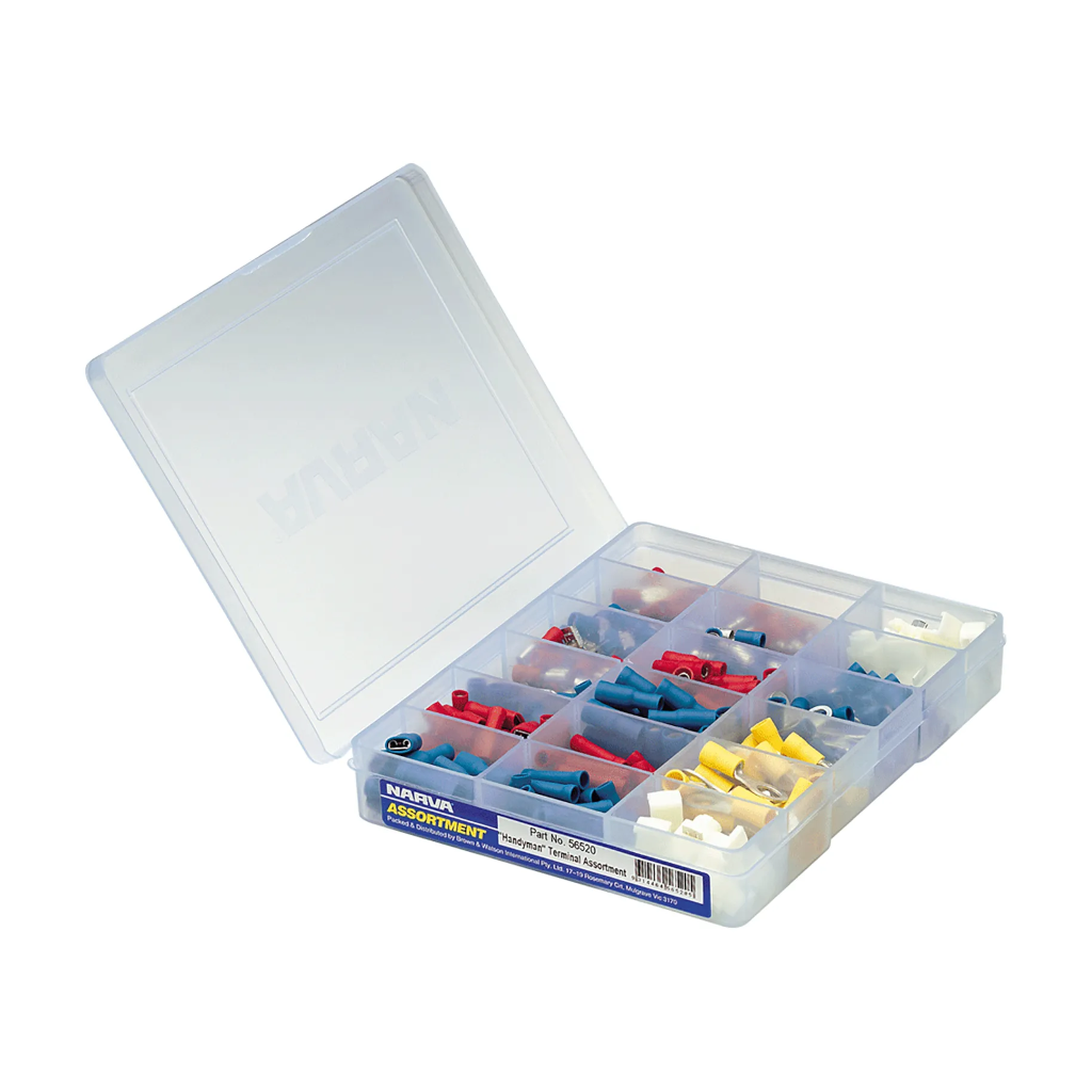 Terminal Connector Assortment Kit, Narva, Handyman - 320 Piece