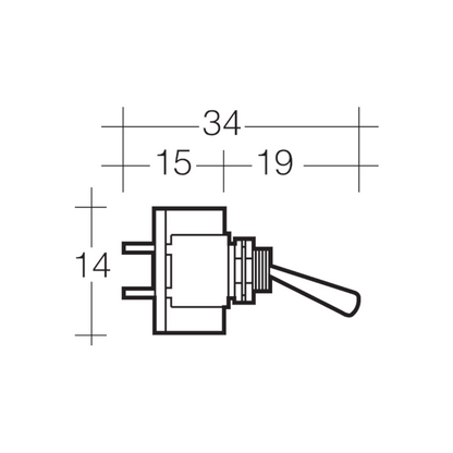 Switch, Narva, Micro Toggle Off/On - Each