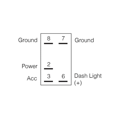 Switch, Narva, Illuminated Sealed Rocker Off/On, 'LED LIGHT BAR' Symbol, 12v, Blue - Each