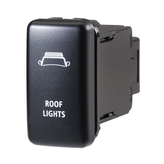 Switch, OEM Push Button Switch, Suits Toyota, Roof Lights Decal, 12v - Each