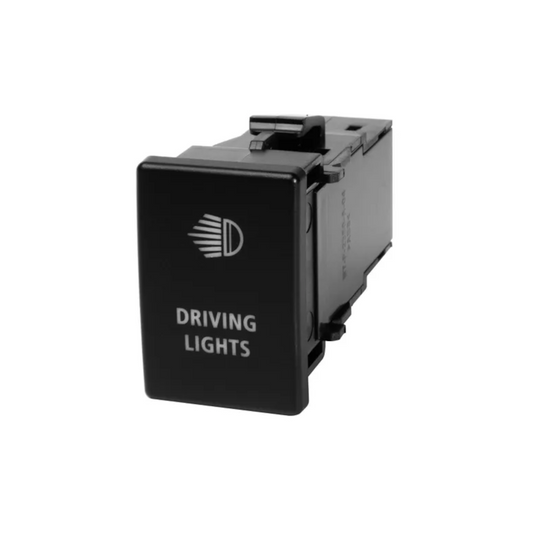 Switch, Narva, Push Button, On/Off, LED Driving Lights Decal, Suit OE Colorado/Isuzu D-Max, 12v - Each