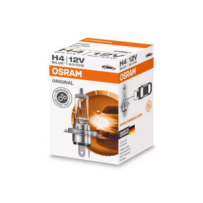 Globe, Osram, H4 Halogen Globe, P43T, 12v, 60/55w - Each