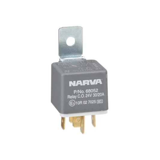 Relay, Narva, Change Over 5 Pin, 24v, 30/20a, Blister Pack - Each