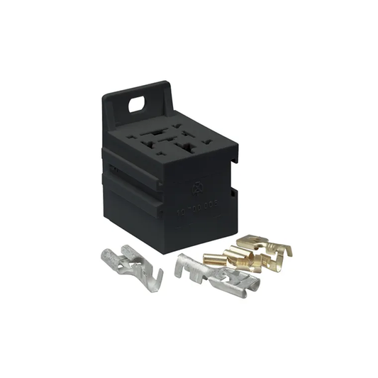 Relay Connector, Narva, Suits 4/5 Pin Relays, 9.5mm Pins - Each