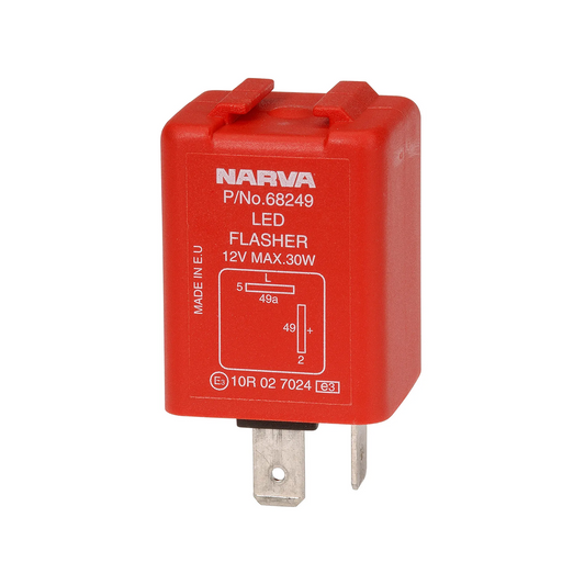 Flasher, Narva, Electronic LED 2 Pin, 12v - Each