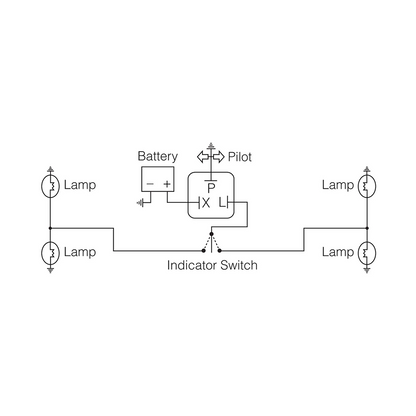 Flasher, Narva, Electronic LED 3 Pin, Pilot, 12v - Each